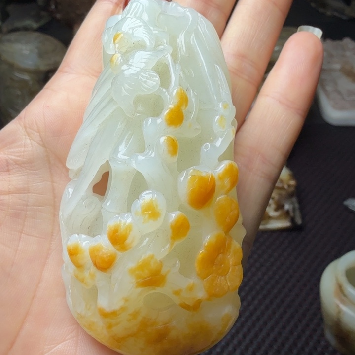 美***好古玉老玉收藏珍把件