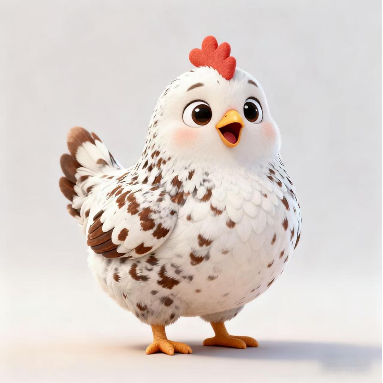 【白芦花鸡10只  单只5两左右】散养土鸡肉质细腻活禽专线Y1