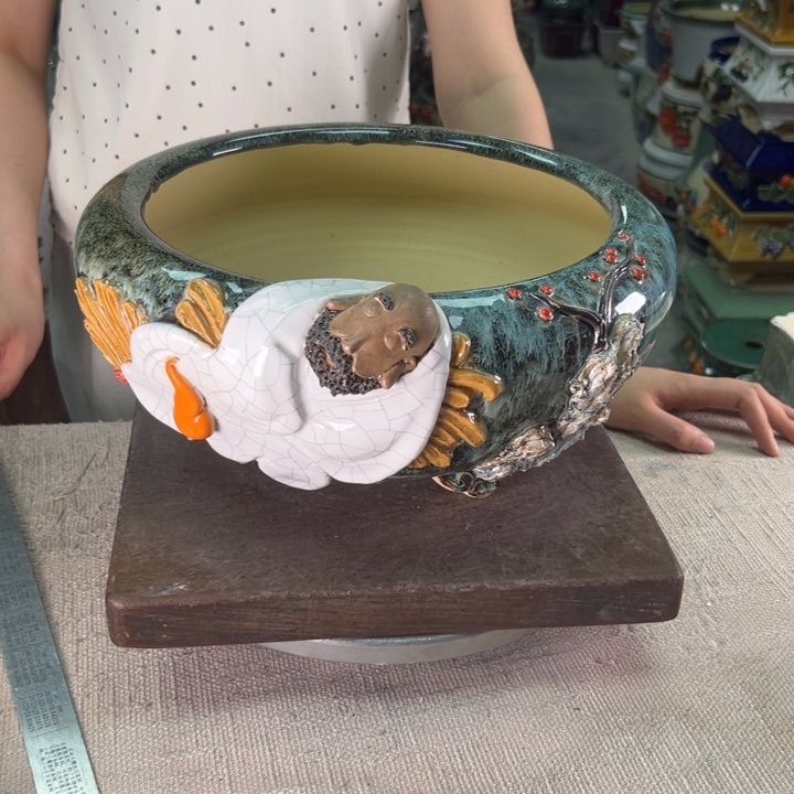 泳坤堂石湾盆陶瓷