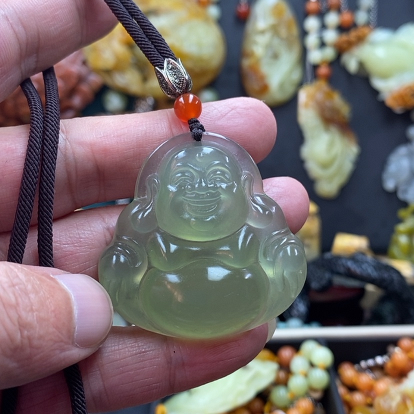 【闪购商品】蛇纹石玉吊坠未镶嵌