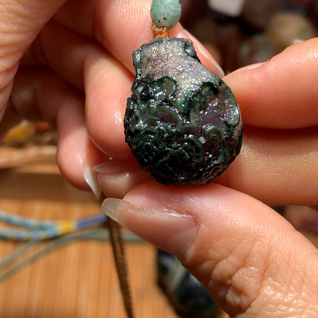 未镶嵌玛瑙/玉髓珠宝半成品