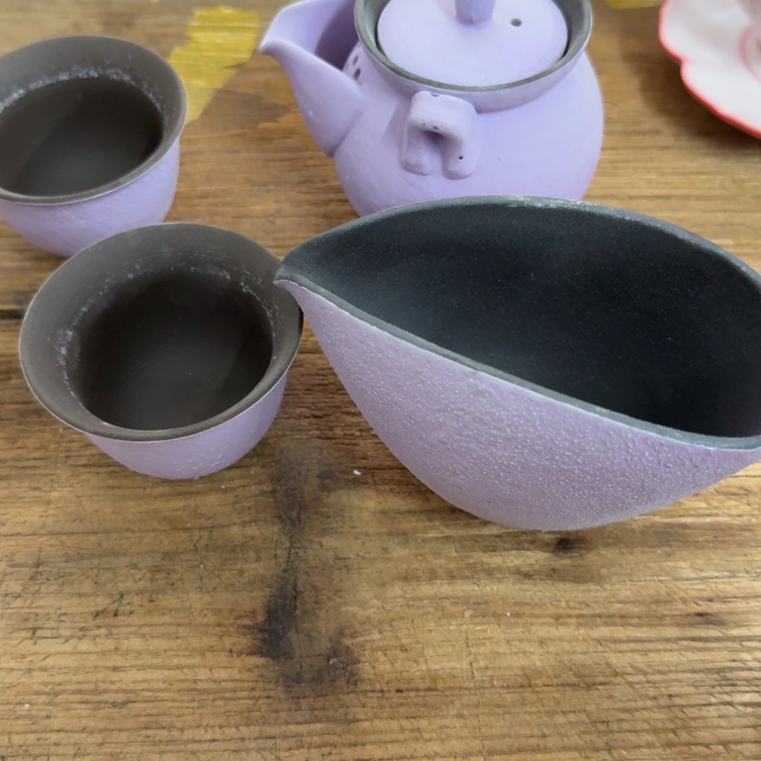 紫泥陶瓷茶具微瑕介意勿拍