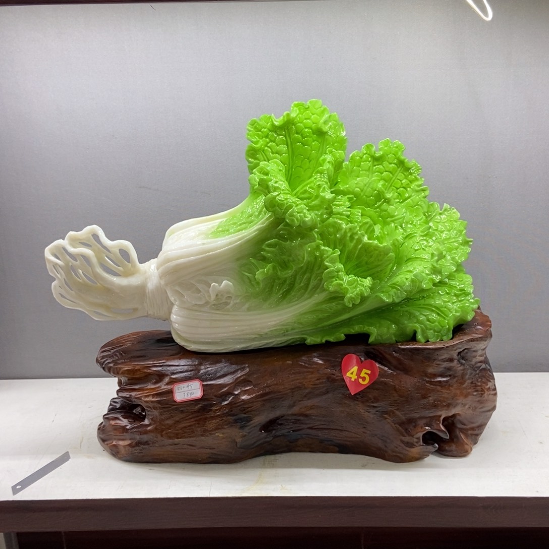 @***伞玉白菜摆件家居摆件