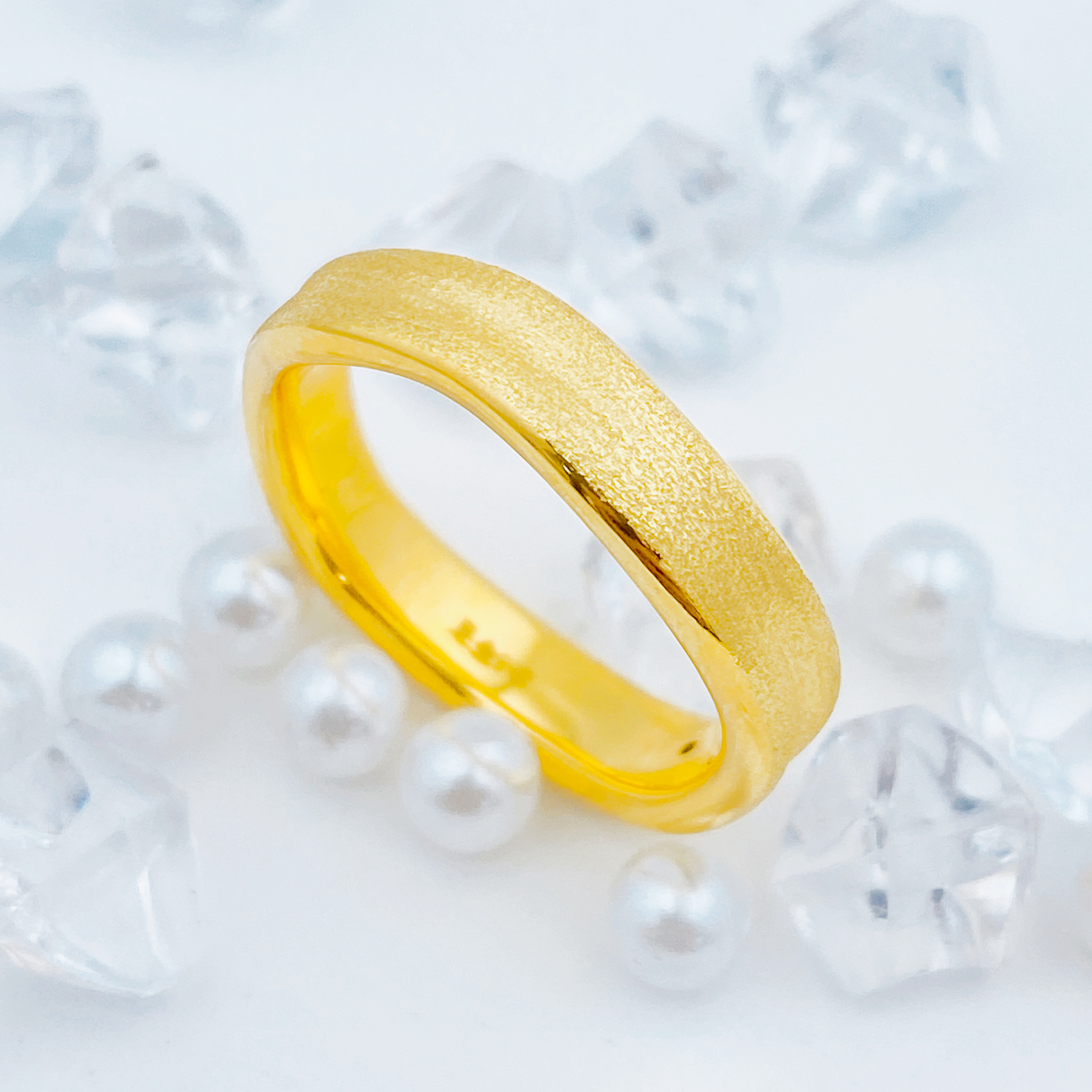 【国潮】足金999    丝绸拉丝戒指 1.49 20圈口