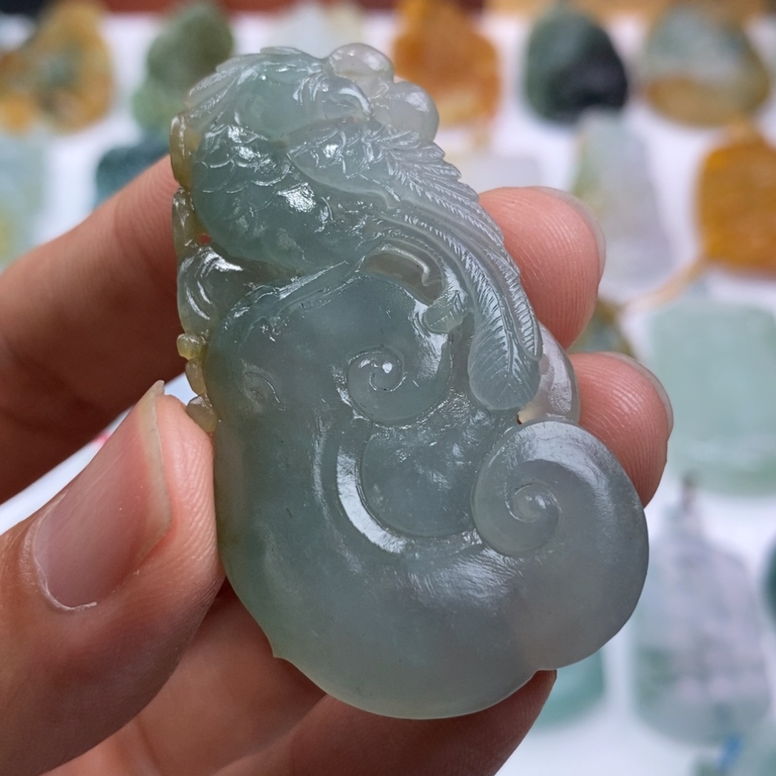 定制翡翠未镶嵌英明神武