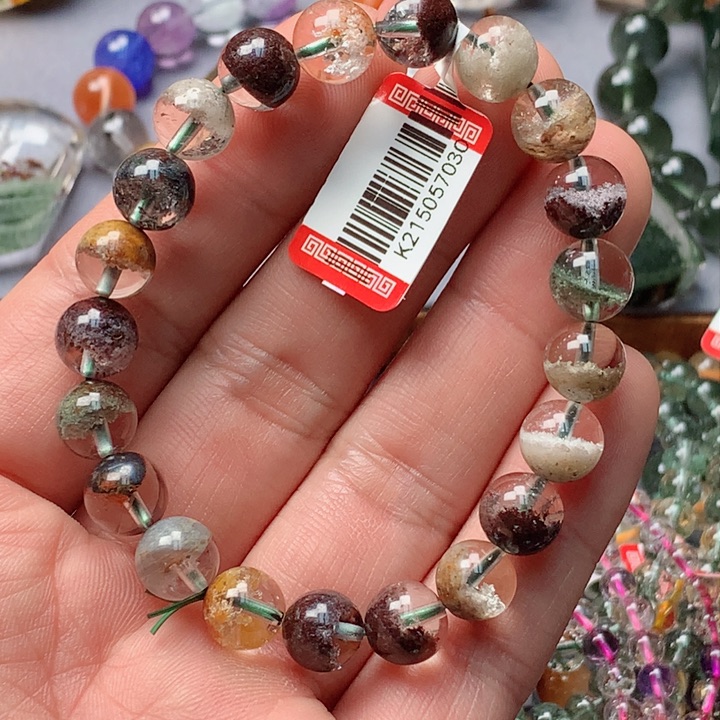 水晶手串未镶嵌天然