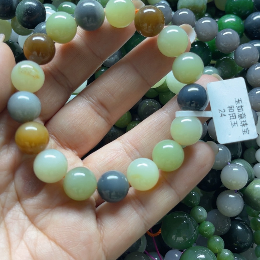 和田玉手链未镶嵌