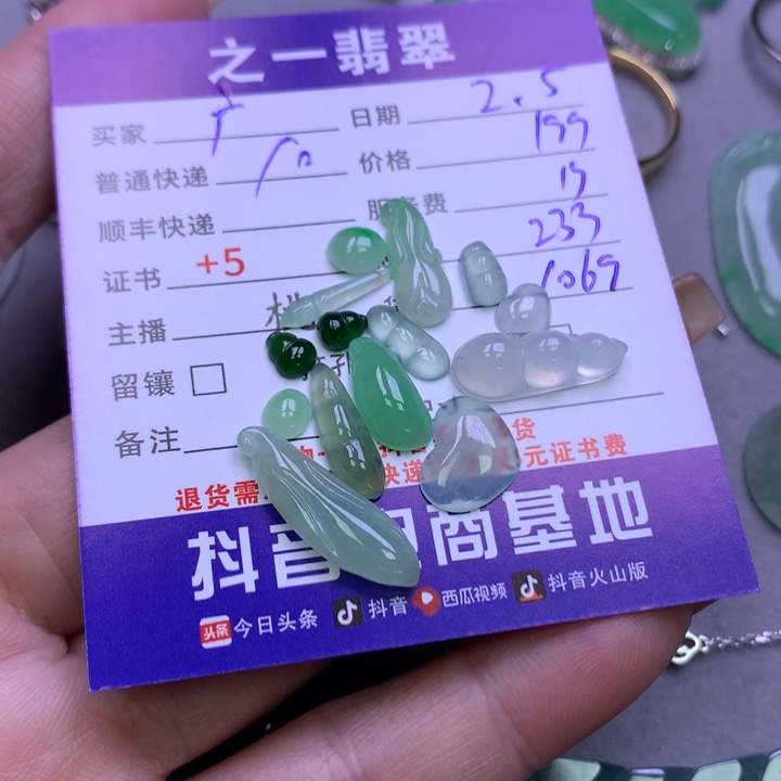 翡翠颈饰未镶嵌广****y