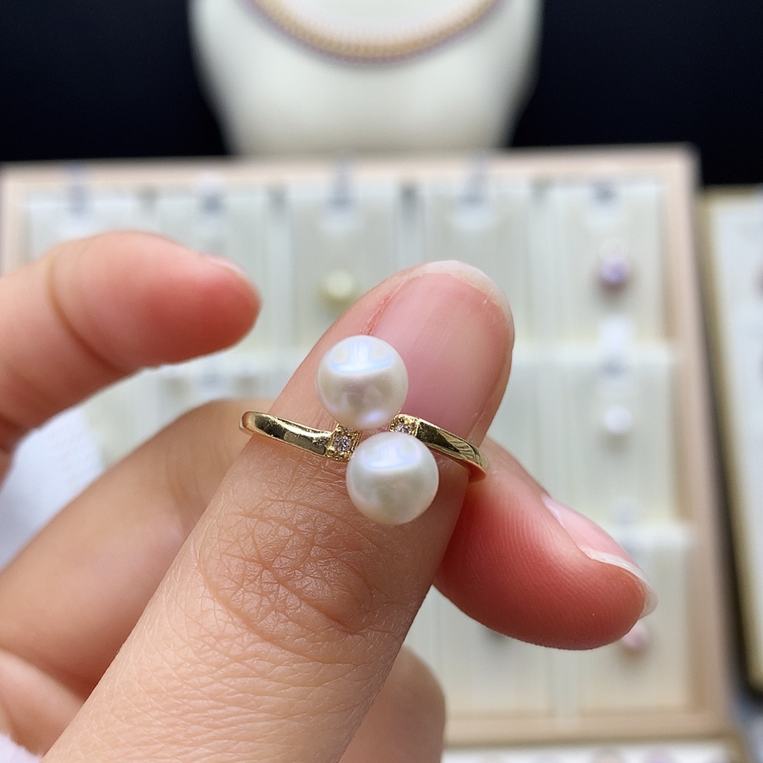 海水珍珠合金颈饰