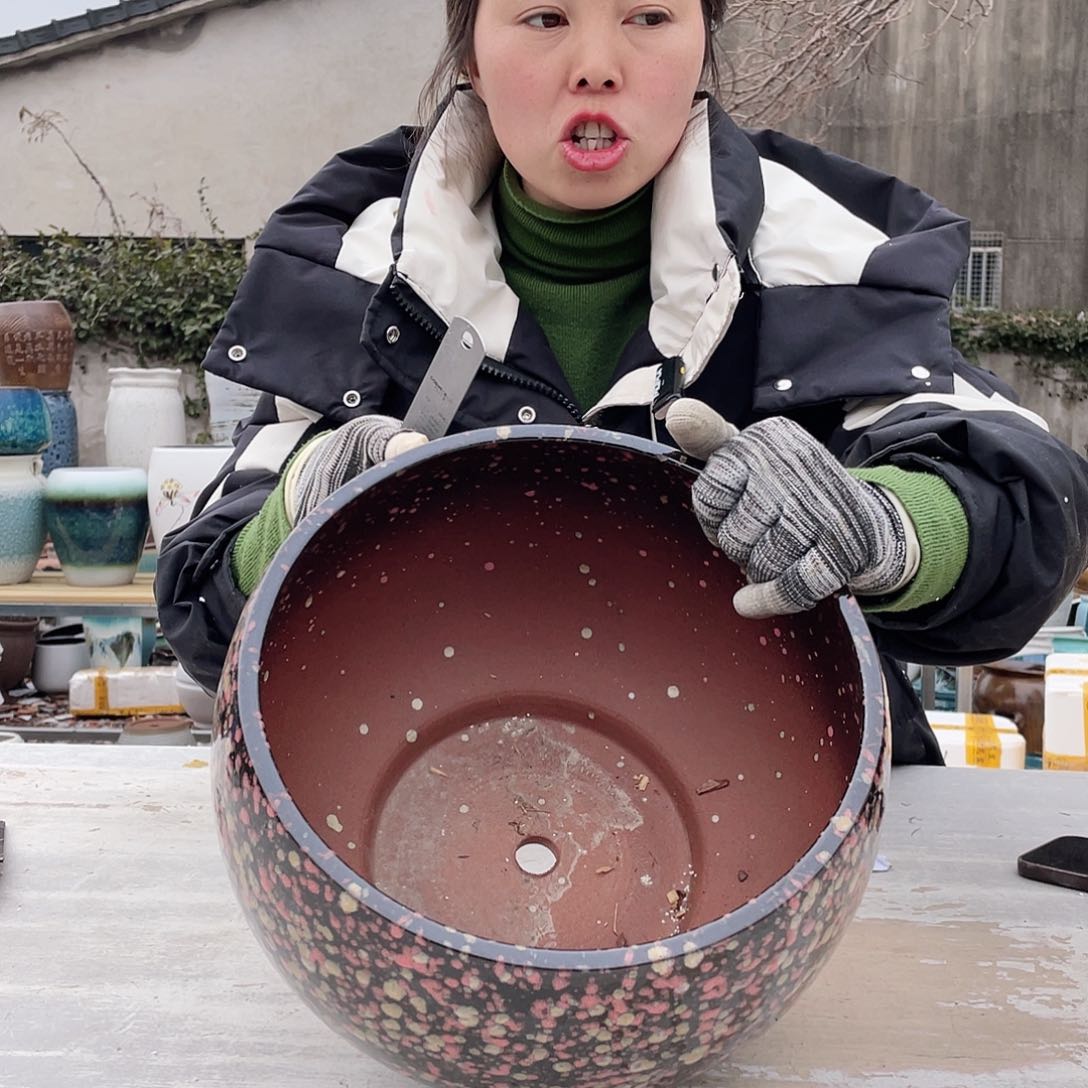 紫砂花盆王嫂花盆直播0307-a475