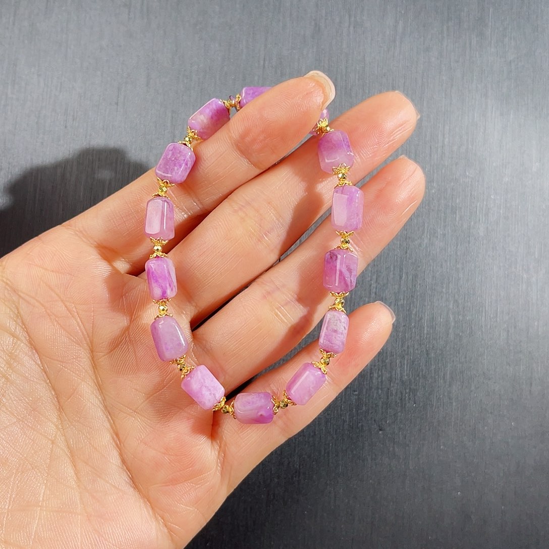 苏纪石（舒俱来）南非舒俱来老矿料手链k金未镶嵌