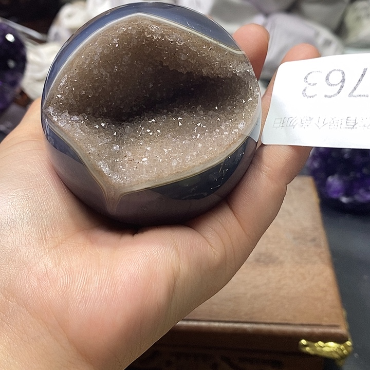 紫晶珠宝半成品未镶嵌