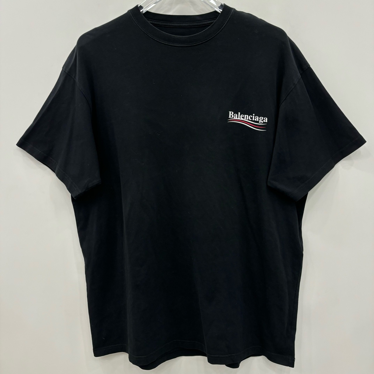 Balenciaga 巴黎世家/可乐logo印花圆领短袖/尺码S/95新/编号6908