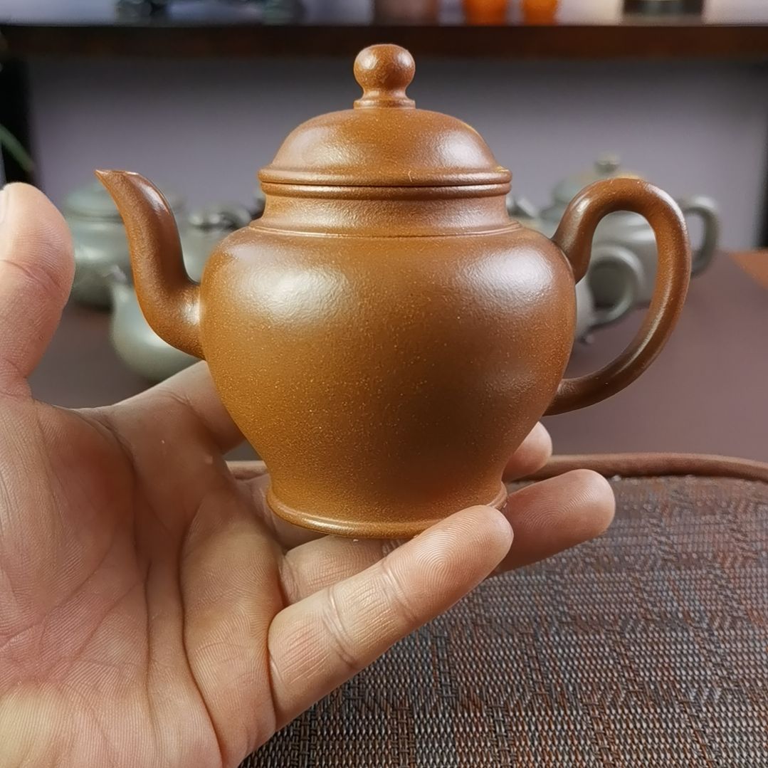 紫砂茶壶沉香泥宫灯250CC