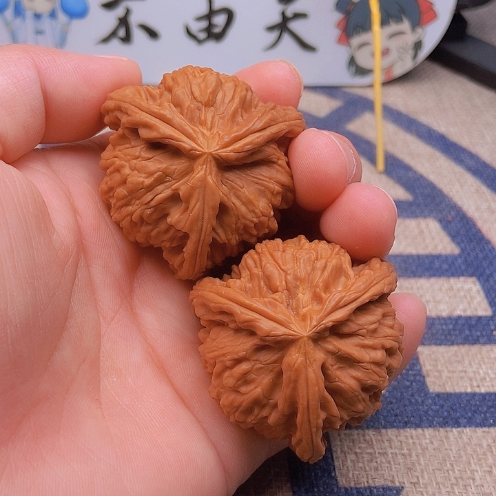 吊坠文玩核桃过*客三棱