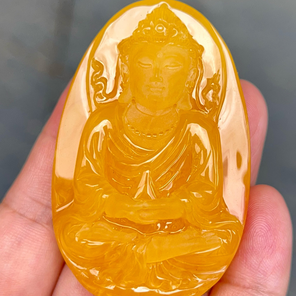 大师精雕焦皮料鸡油红观音