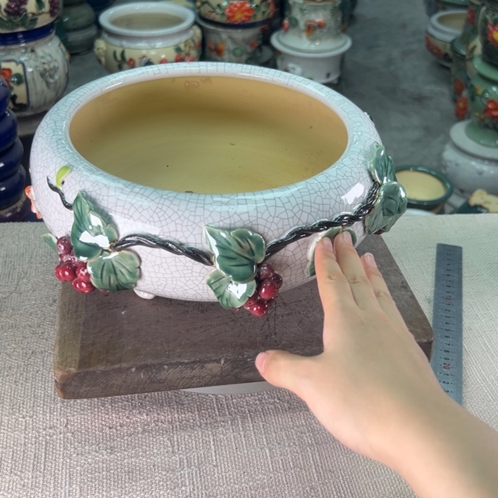 泳坤堂石湾盆陶瓷