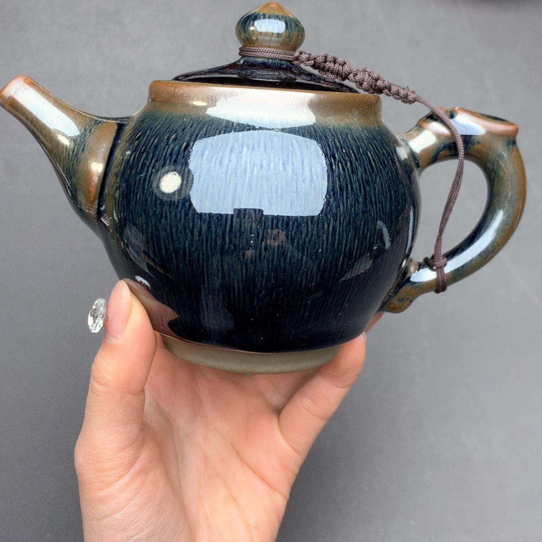 茶盏建盏铁胎原矿壶