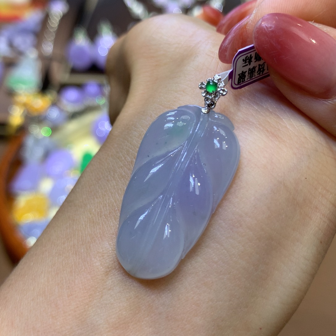 【闪购商品】翡翠18K金镶嵌颈饰翡翠