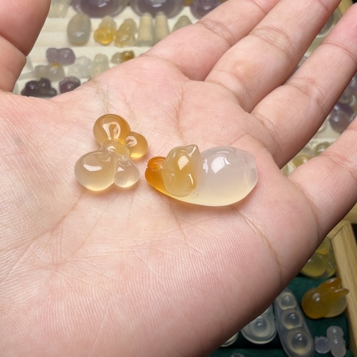 玛瑙/玉髓颈饰未镶嵌夕*?
