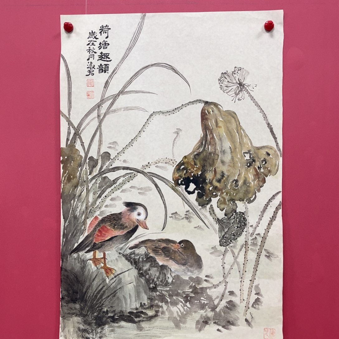 国画国画作品集一个由