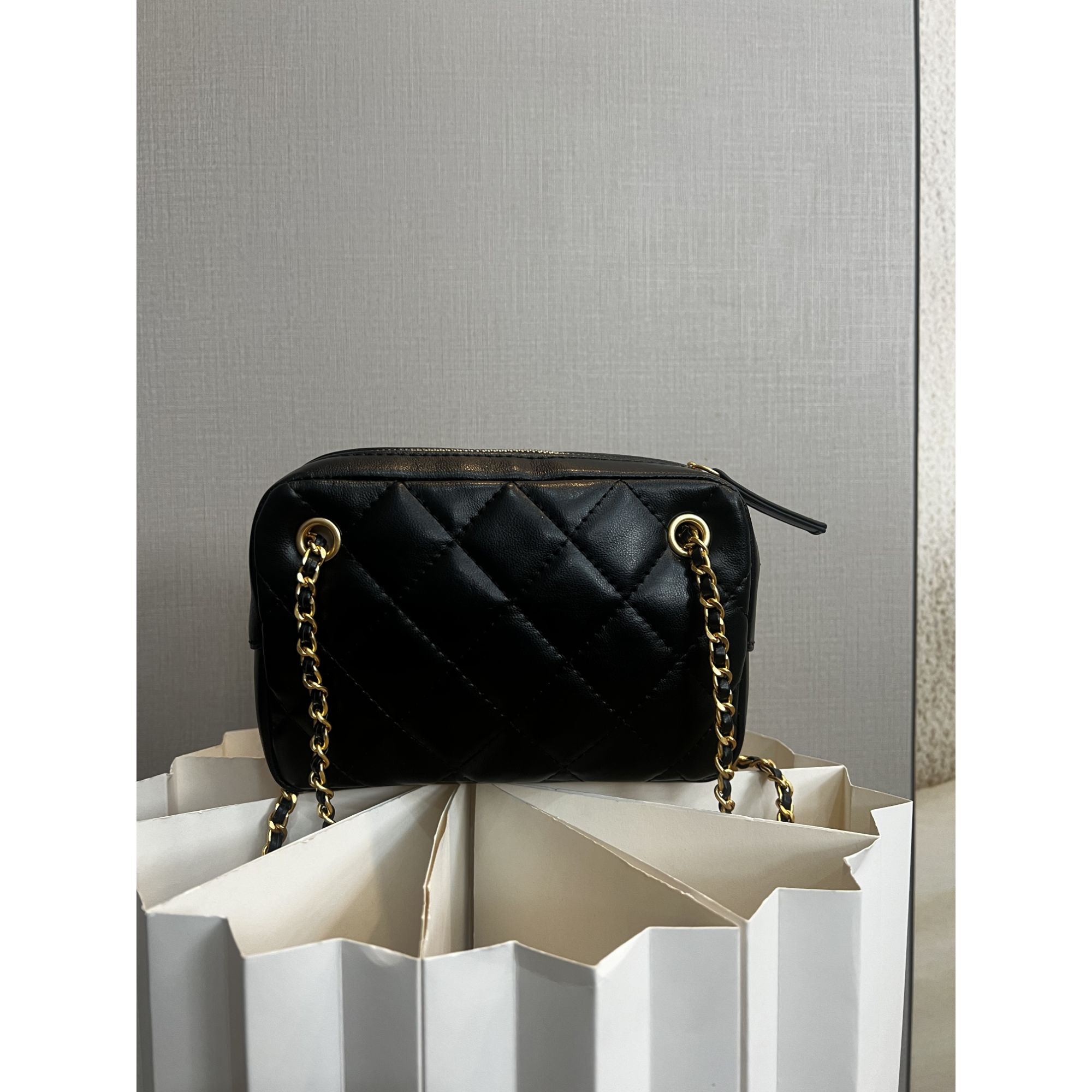 TOLEX2025新款手工时尚百搭女包币5黑色