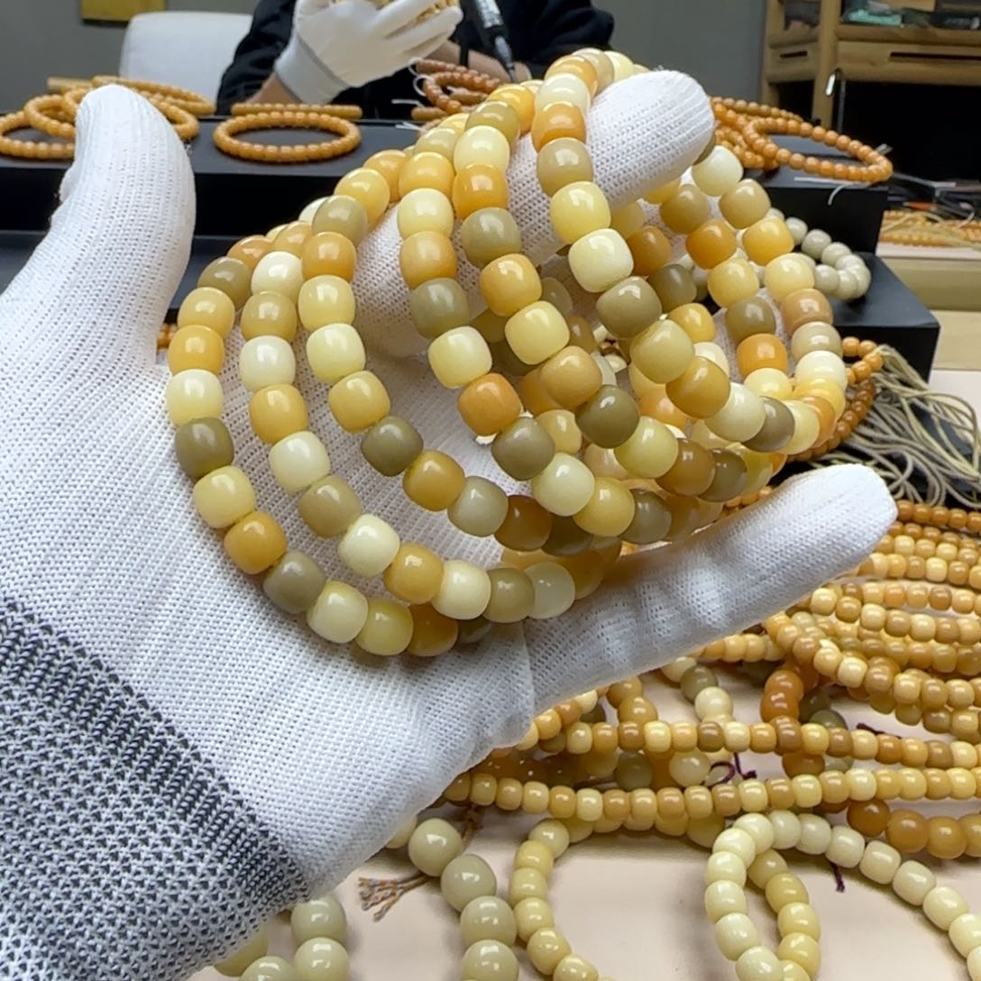菩提根/象牙果手串8.9 5年 鬼工