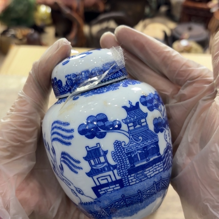 陶瓷古美术置物摆件