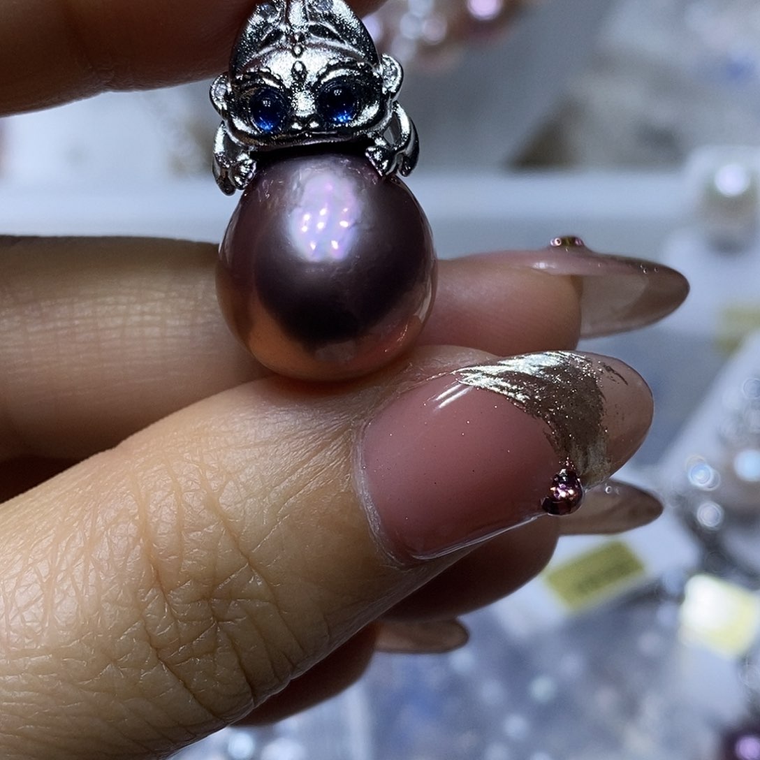 淡水珍珠耳钉未镶嵌