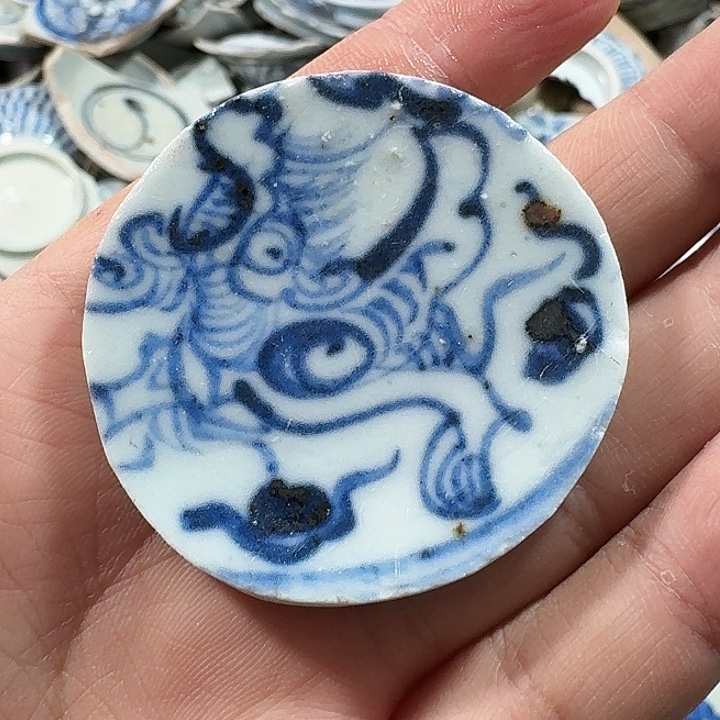 雷***柏瓷片瓷片标本，顺丰包邮