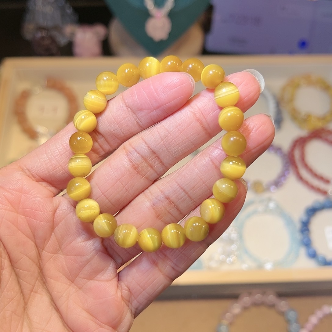 水晶手链未镶嵌金虎眼