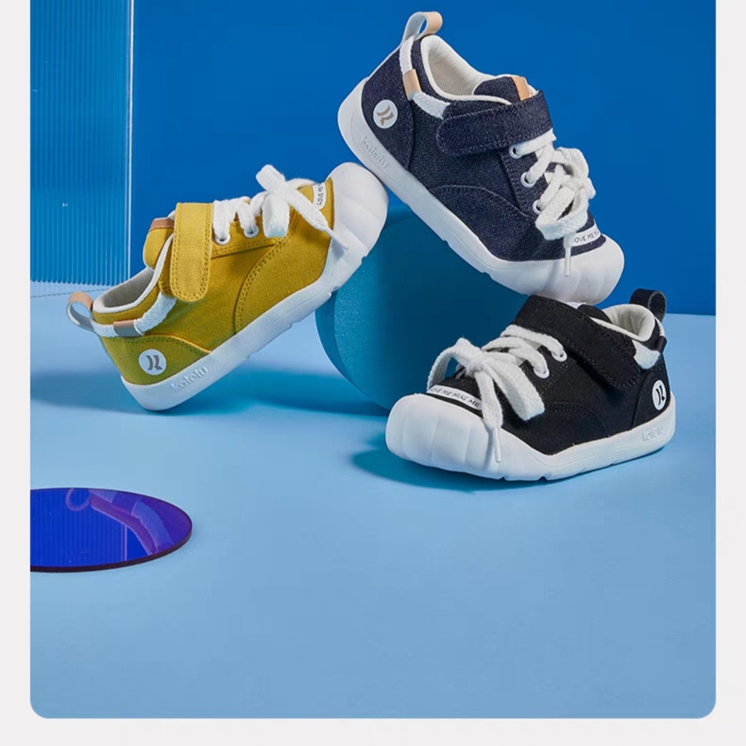 X3AE011卡特兔男女宝宝学步鞋春季幼儿园室内鞋儿童帆布鞋