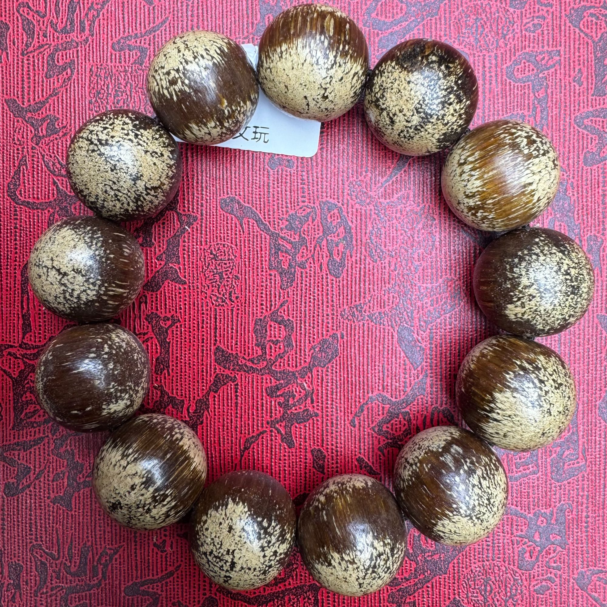 （开总文玩）天然沉香木串082