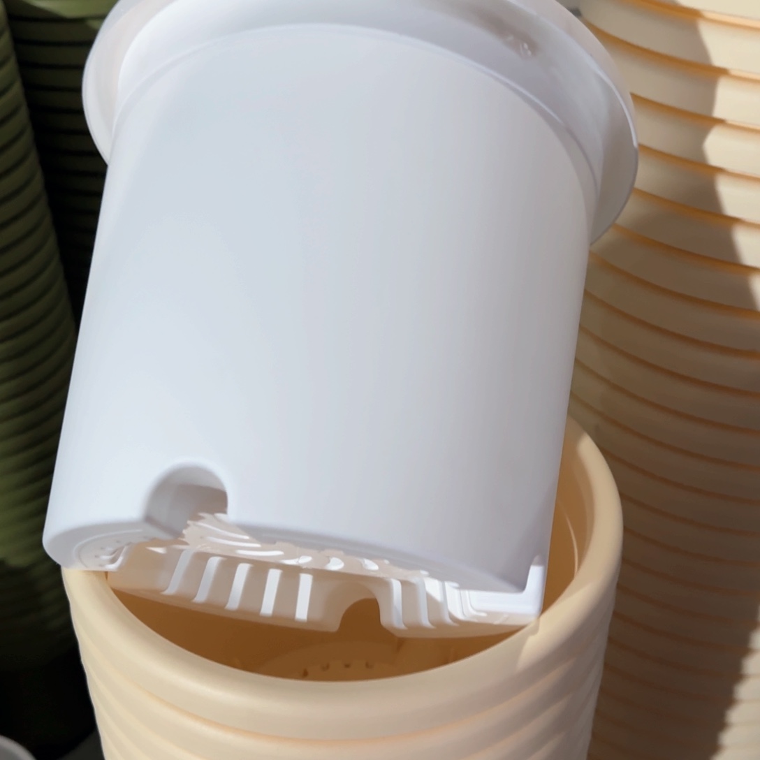 树脂四季4#带拖纯白5套