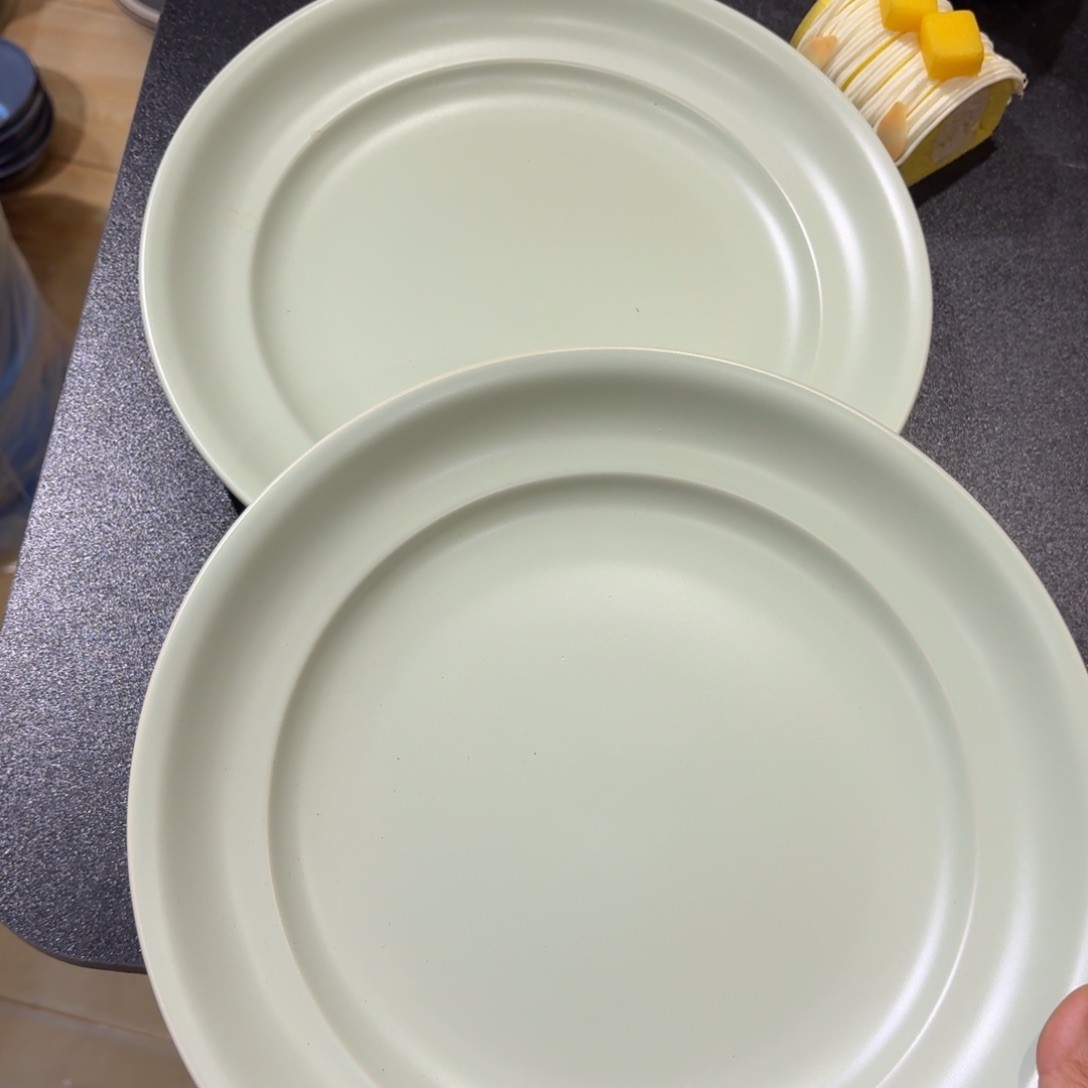瓷两个10.5寸盘子两个