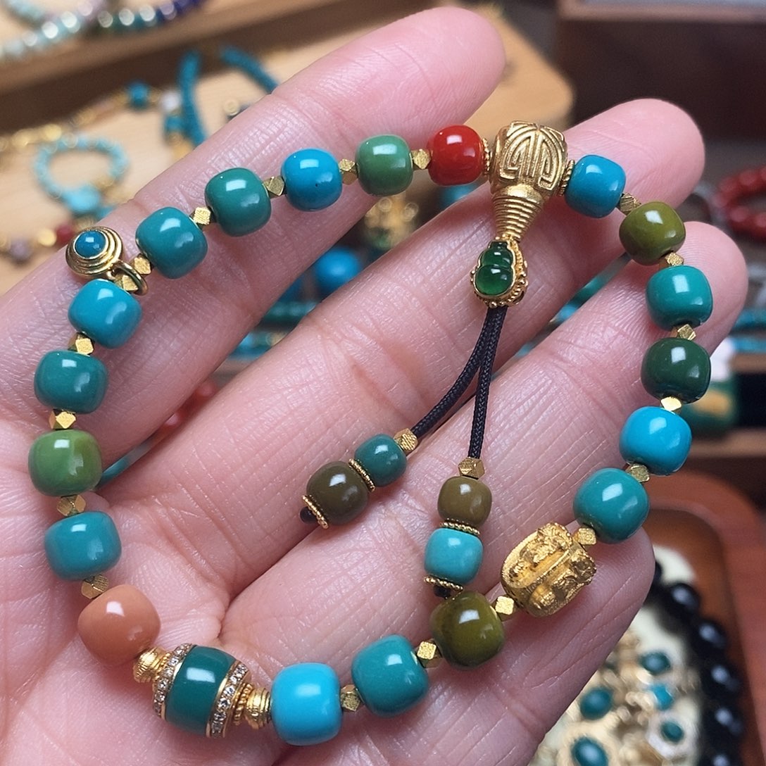 绿松石珠宝奇石未镶嵌