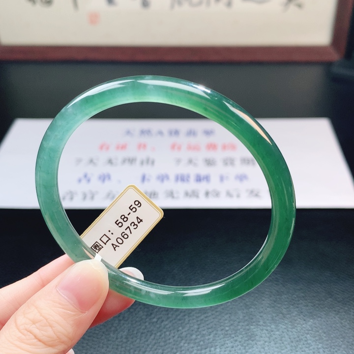 翡翠未镶嵌手镯翡翠手镯101