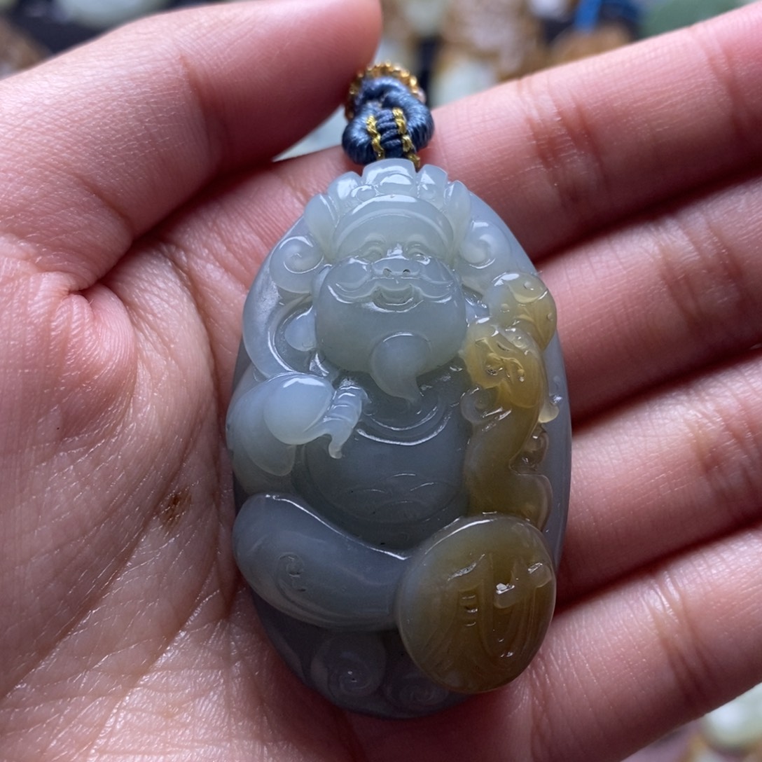 吊坠(不含链)未镶嵌和田玉（糖玉）