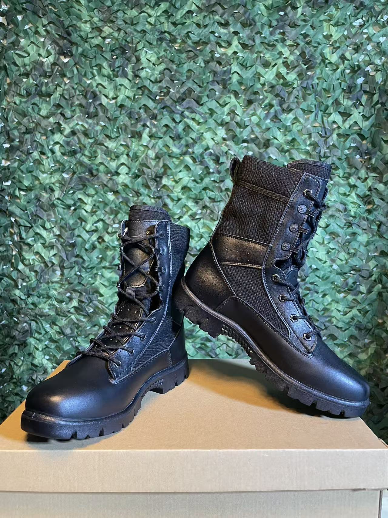 透气减震防水高帮作靴户外登山黑色防滑徒步