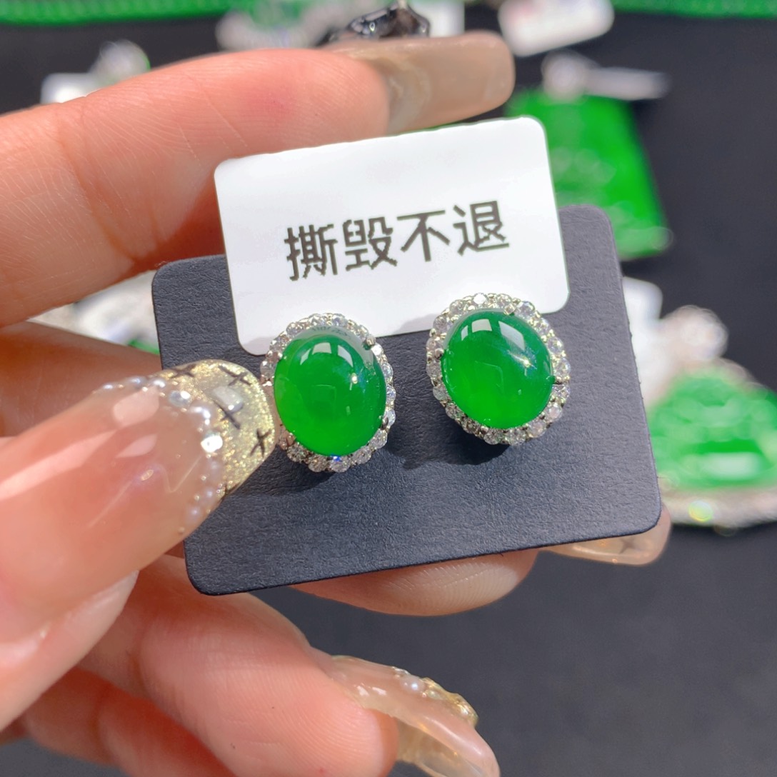 翡翠颈饰银S925镶嵌1111111111