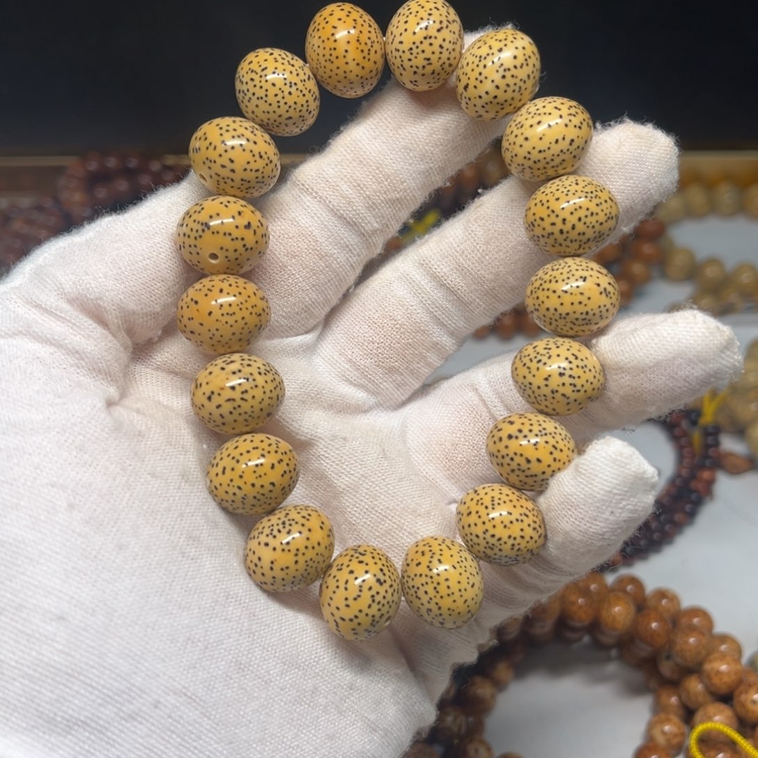 星月菩提吊坠1513金黄色苹果同枝