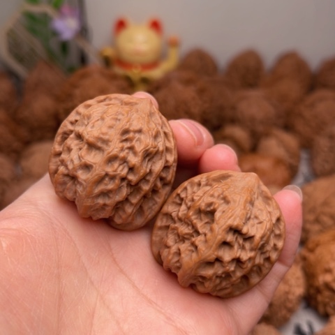 吊坠文玩核桃35全品野狼