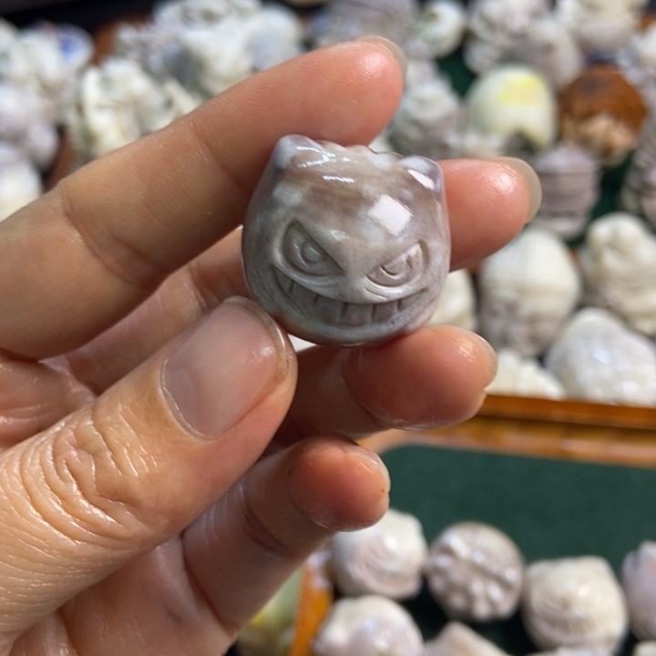 遇***猫配饰鹿角雕刻一个出