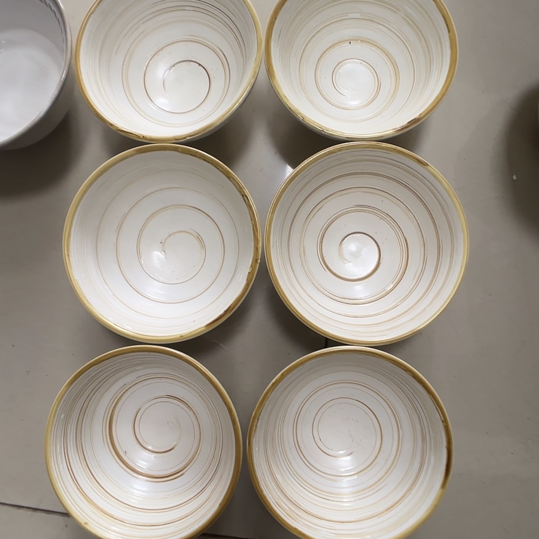 瓷片瑕疵特价陶瓷米饭碗