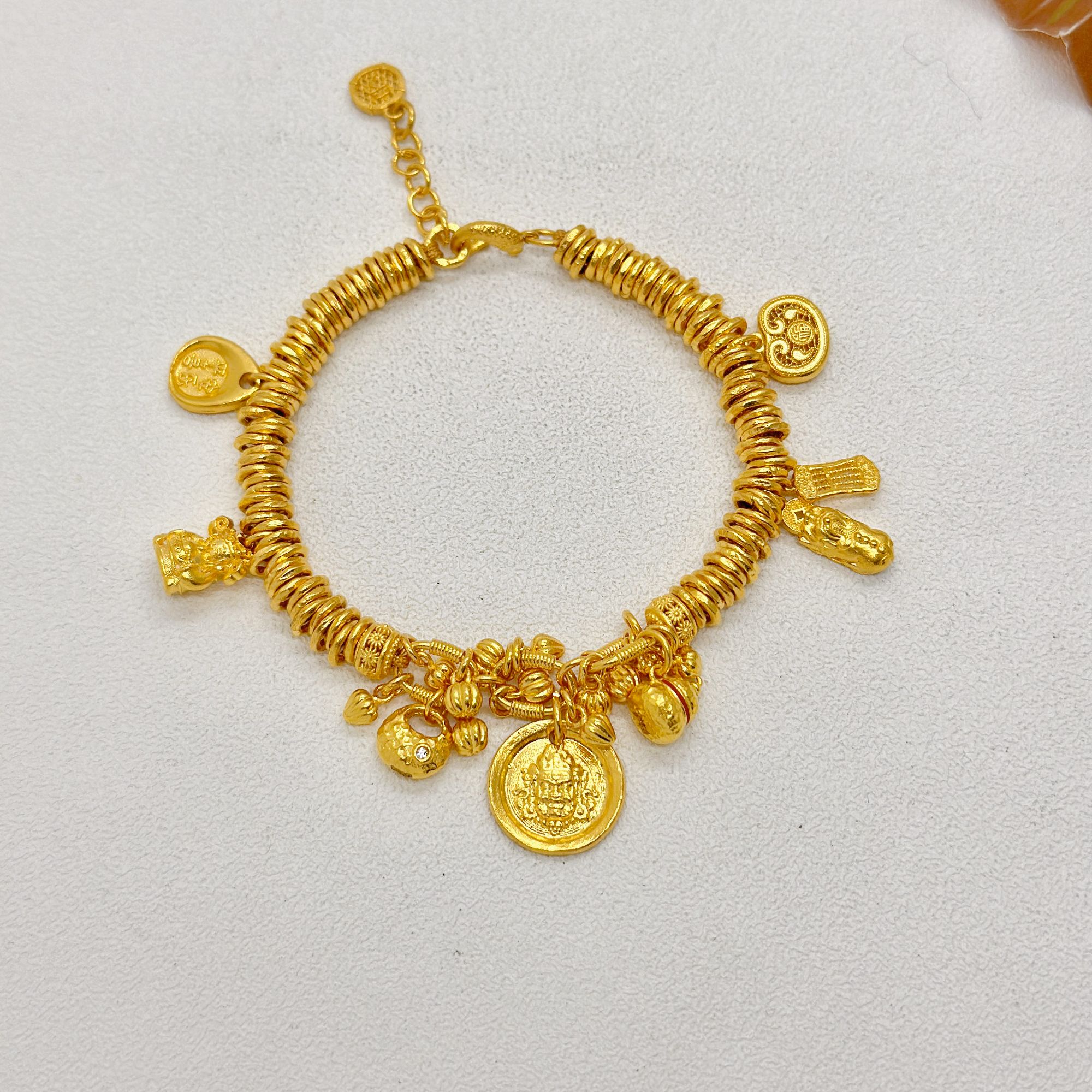 足金999饰品卡5 手链50.17g 长15cm