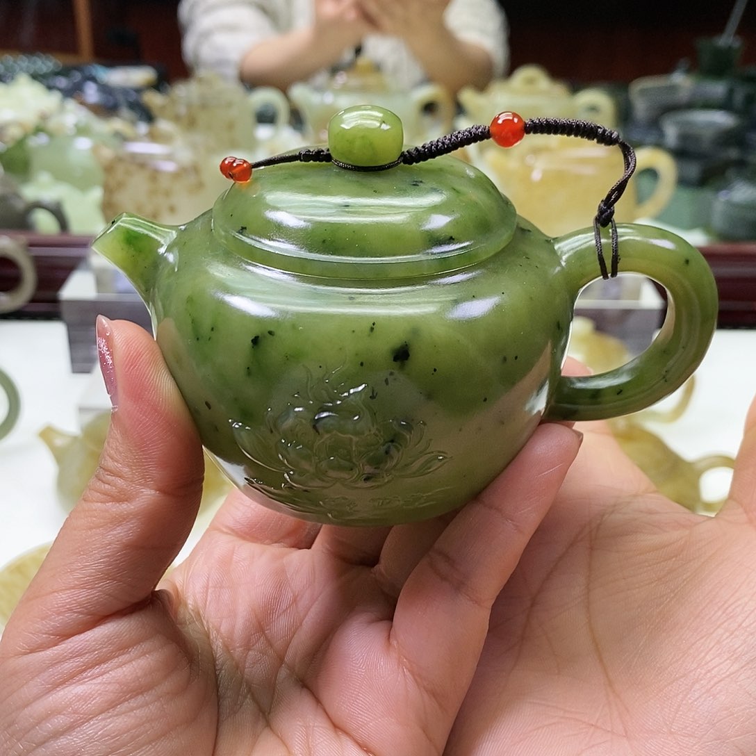 和田玉cha hu未镶嵌陈*