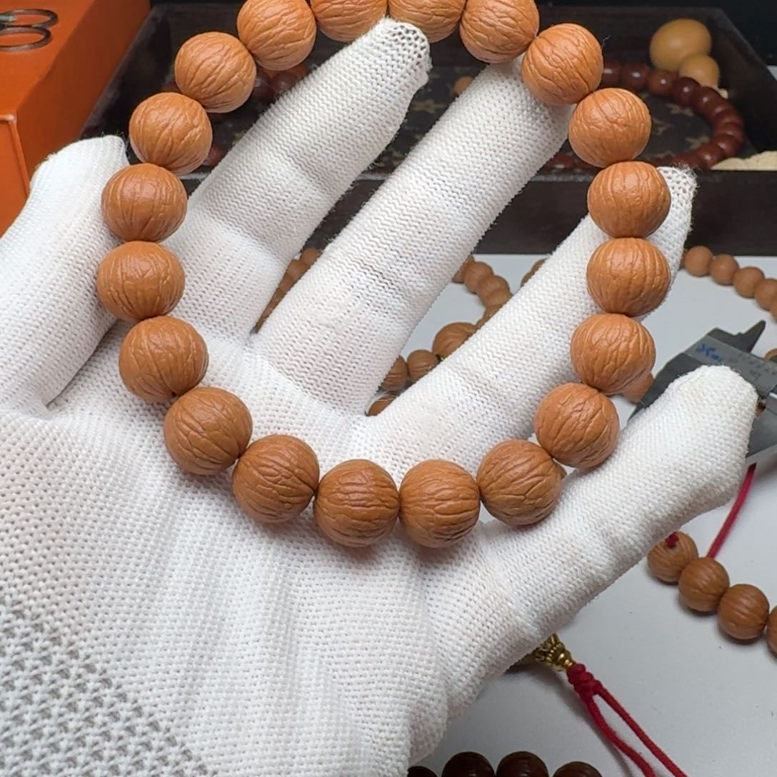 猴头核桃手串13.3磨盘凤羽