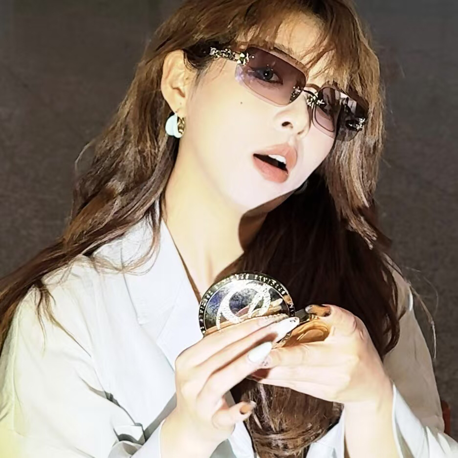 星星Y2K辣妹无框墨镜