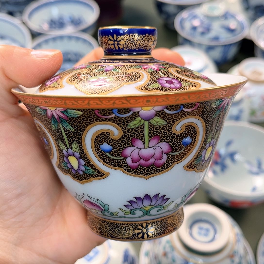 杯青花瓷器青花瓷器