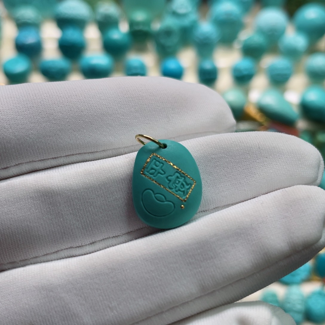 绿松石珠宝奇石未镶嵌